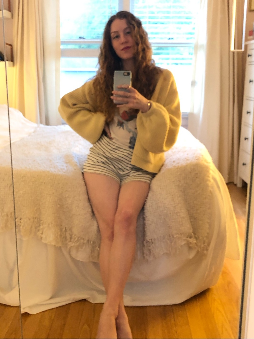 Sabo Skirt Yellow Slouchy Sweater, XS - Picture 6 of 16